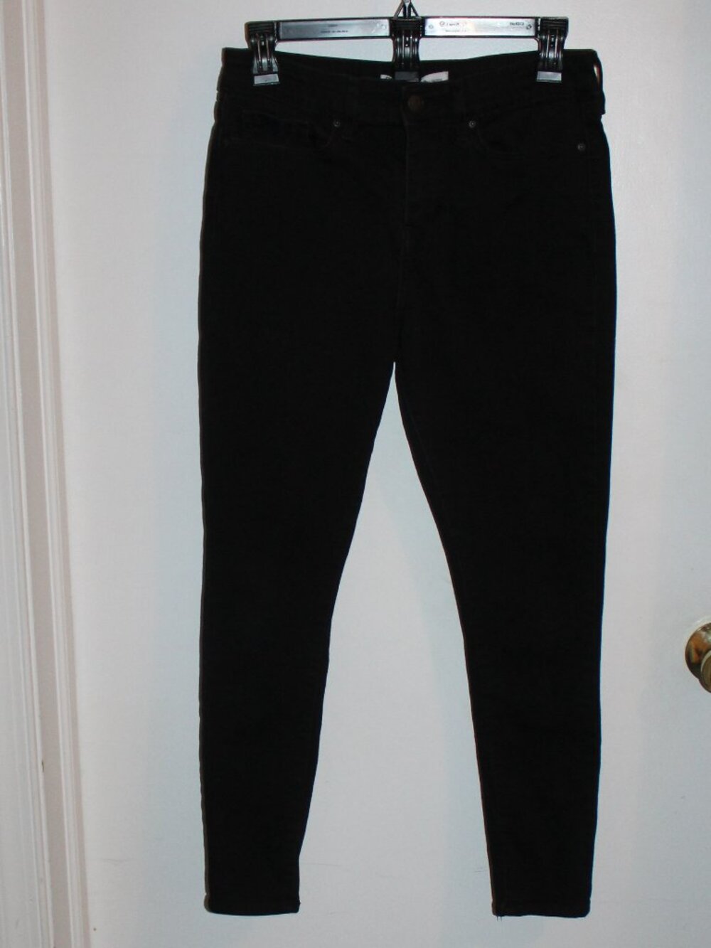 Signature by Levi Strauss & Co. black skinny jeans, Mid Rise Black